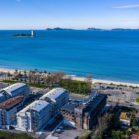 Samil Apartment, primera línea de playa con Wifi y Garaje Vigo Exterior foto